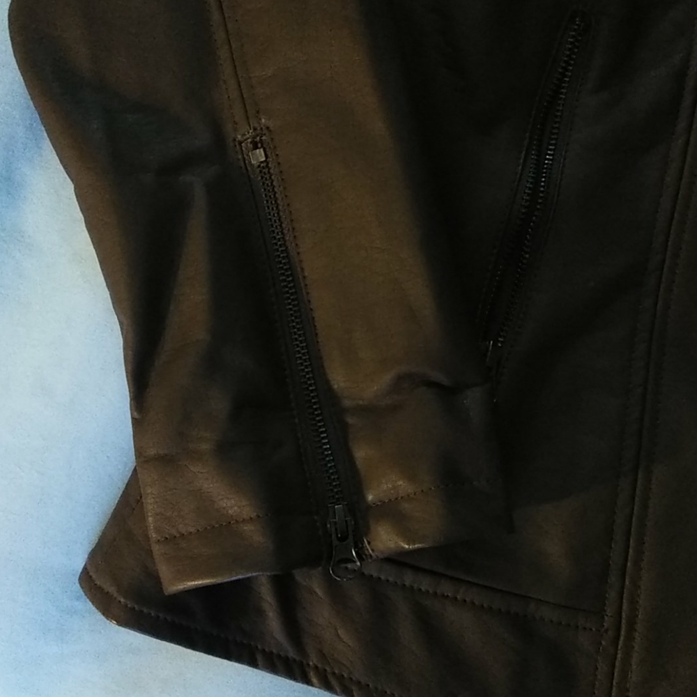 Faux Leather Jacket - Picture 2 of 6